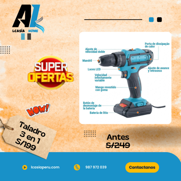 Taladro 3 en 1 - Imagen 5