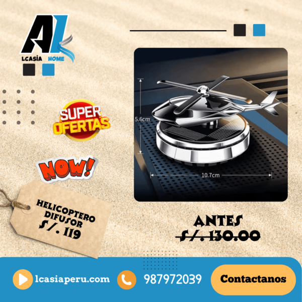 Difusor Helicóptero de Aromas Solar - Imagen 3
