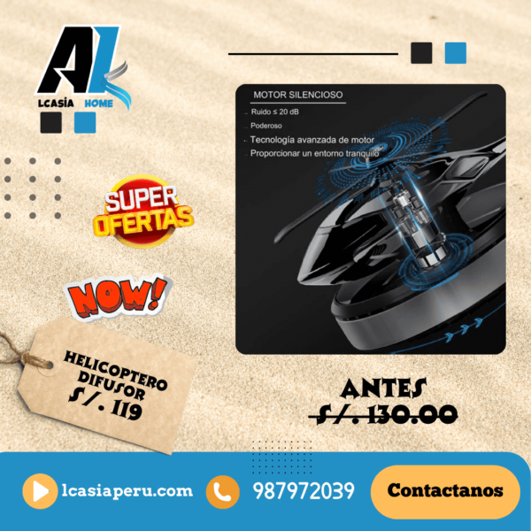 Difusor Helicóptero de Aromas Solar - Imagen 2